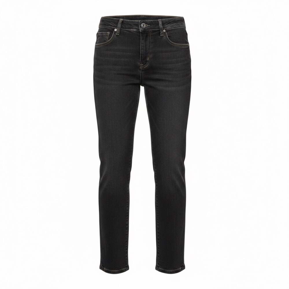 Chico's Platinum Women's Black Straight Leg Jeans size 10 (1.5)